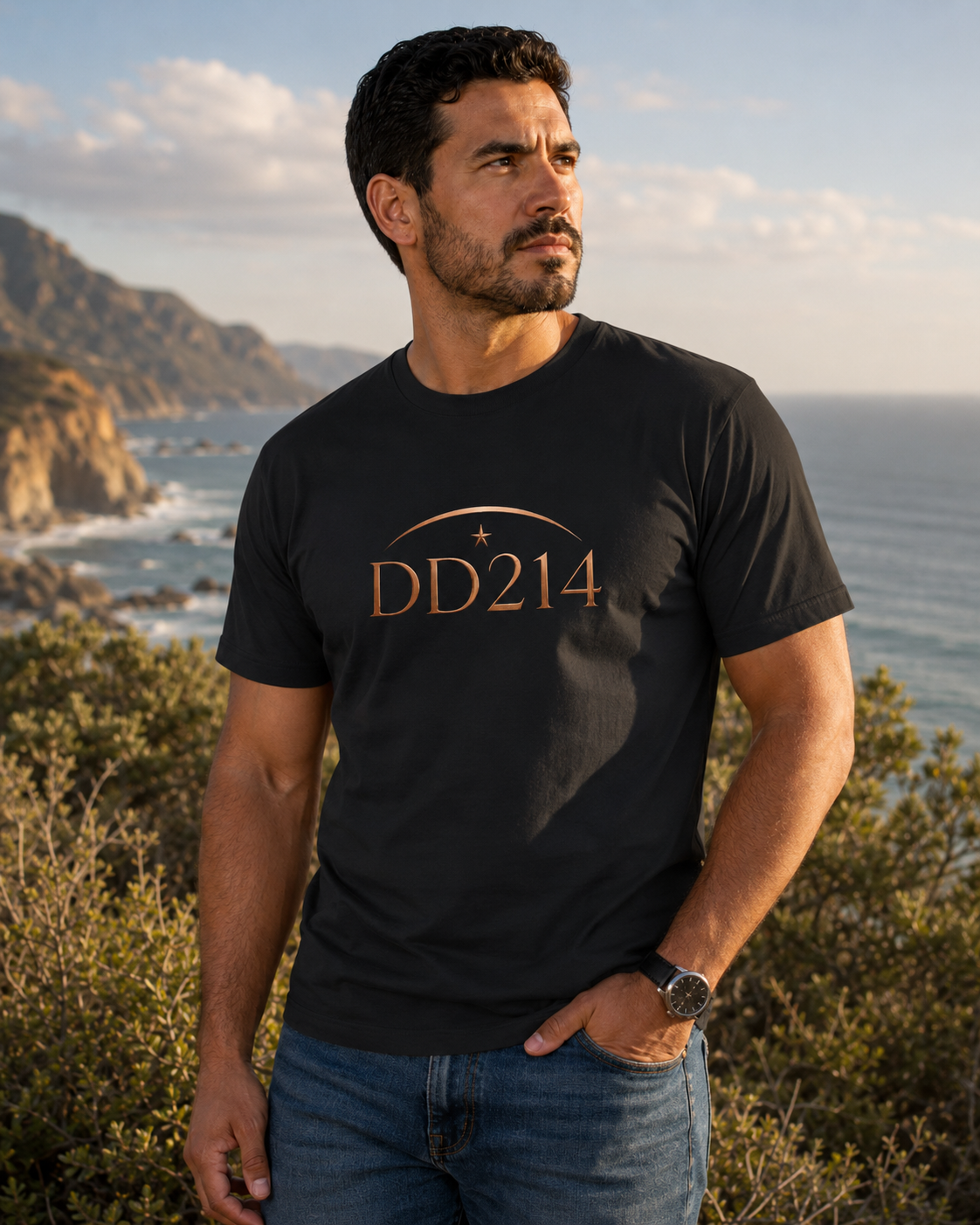 DD214 Nothing Basic T | Black