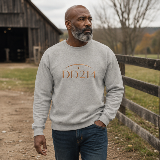 Honorable DD214 Copper | Classic Crew Neck Sweatshirt