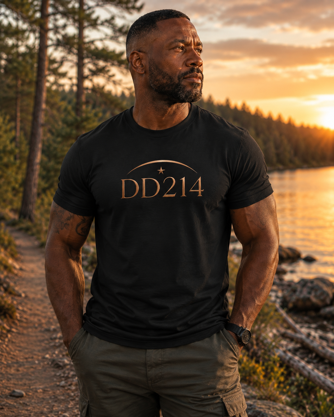 DD214 Nothing Basic T | Black