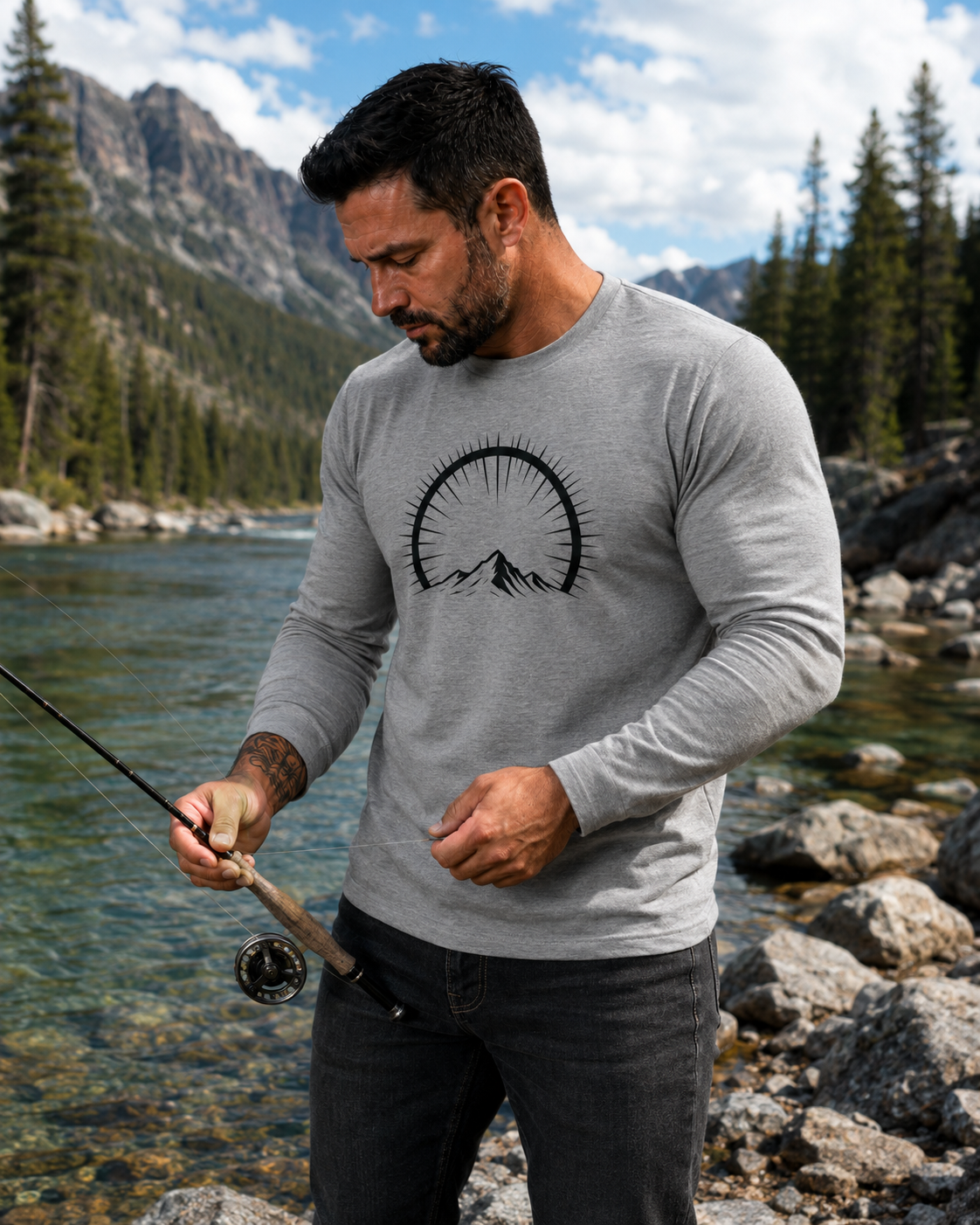 Elevation Long Sleeve Tee – 7000 Foot Faith