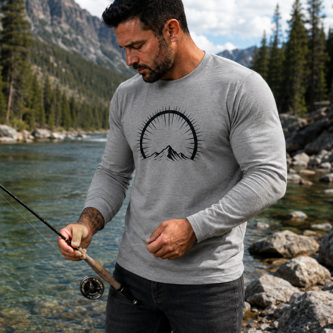 Elevation Long Sleeve Tee – 7000 Foot Faith