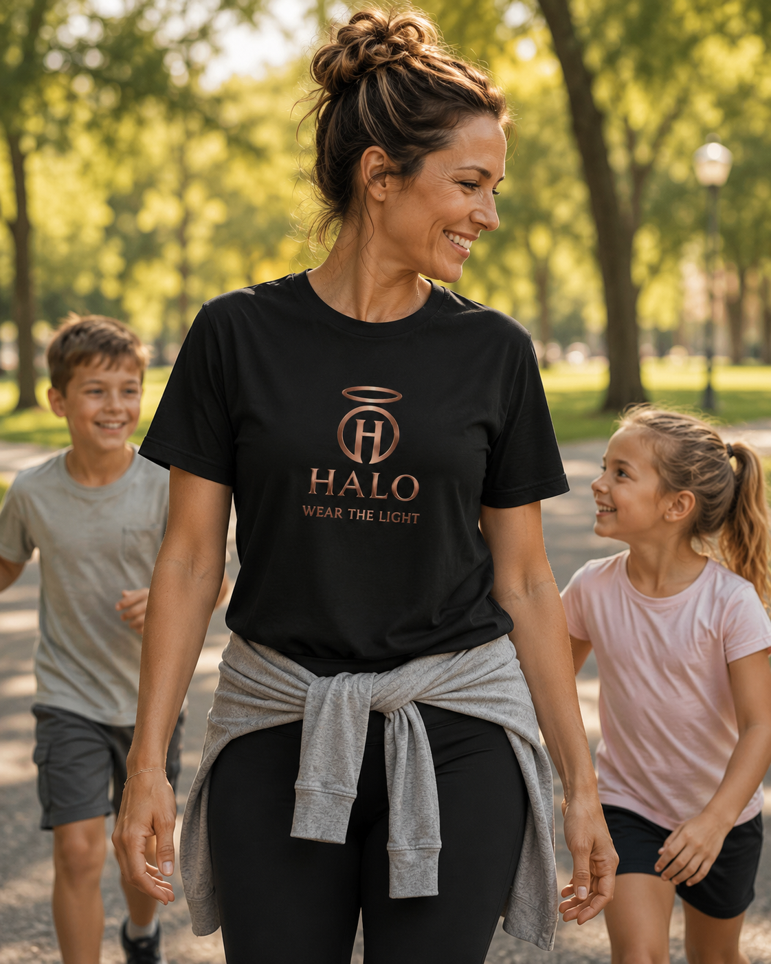 Rose Gold "Wear the Light" Premium Bella Canvas Unisex t-shirt