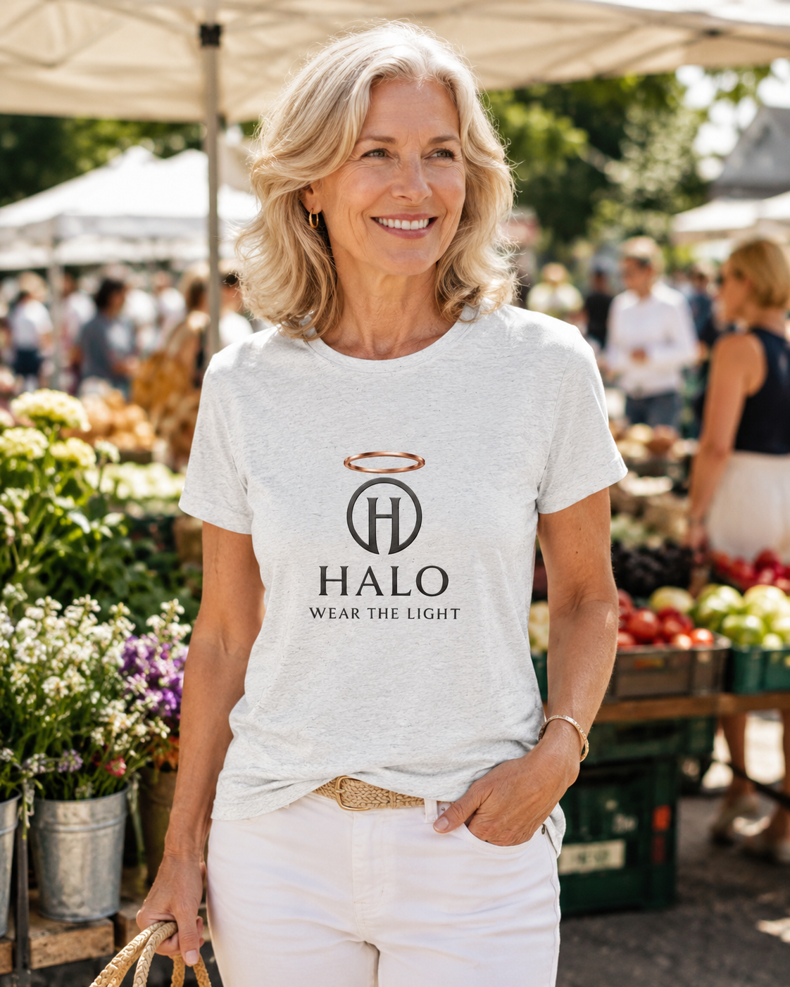 Halo "Wear the Light" Tri-Blend – Black Logo T