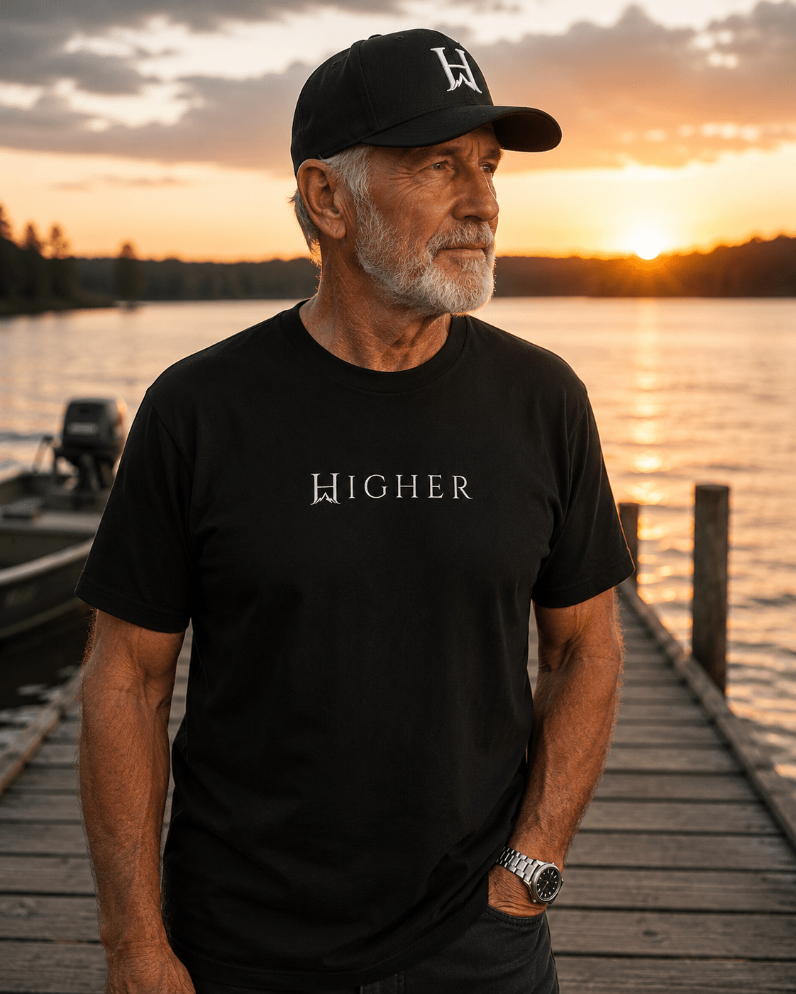 Darkborne Higher Tee | Higher House - 7000 Foot Faith | Wear the Light