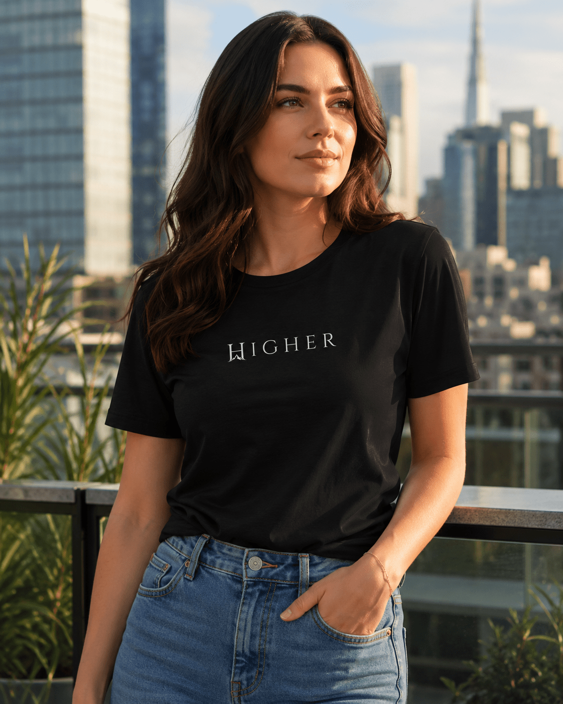Darkborne Higher Tee | Higher House - 7000 Foot Faith | Wear the Light