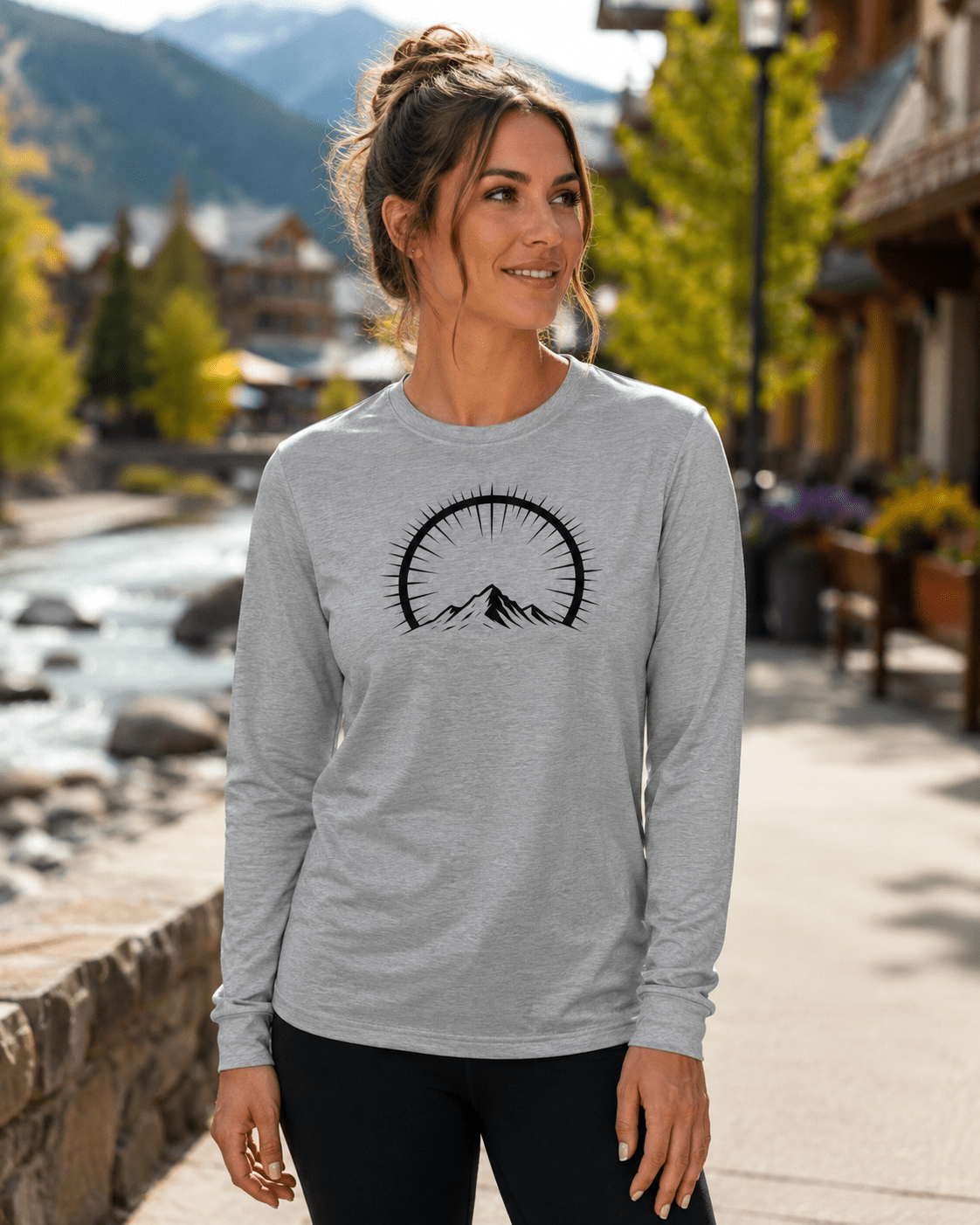 Elevation Long Sleeve T-Shirt | Elevation Mark - 7000 Foot Faith | Wear the Light