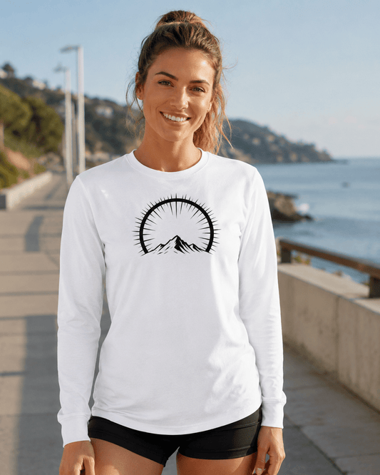 Elevation Long Sleeve T-Shirt | Elevation Mark - 7000 Foot Faith | Wear the Light