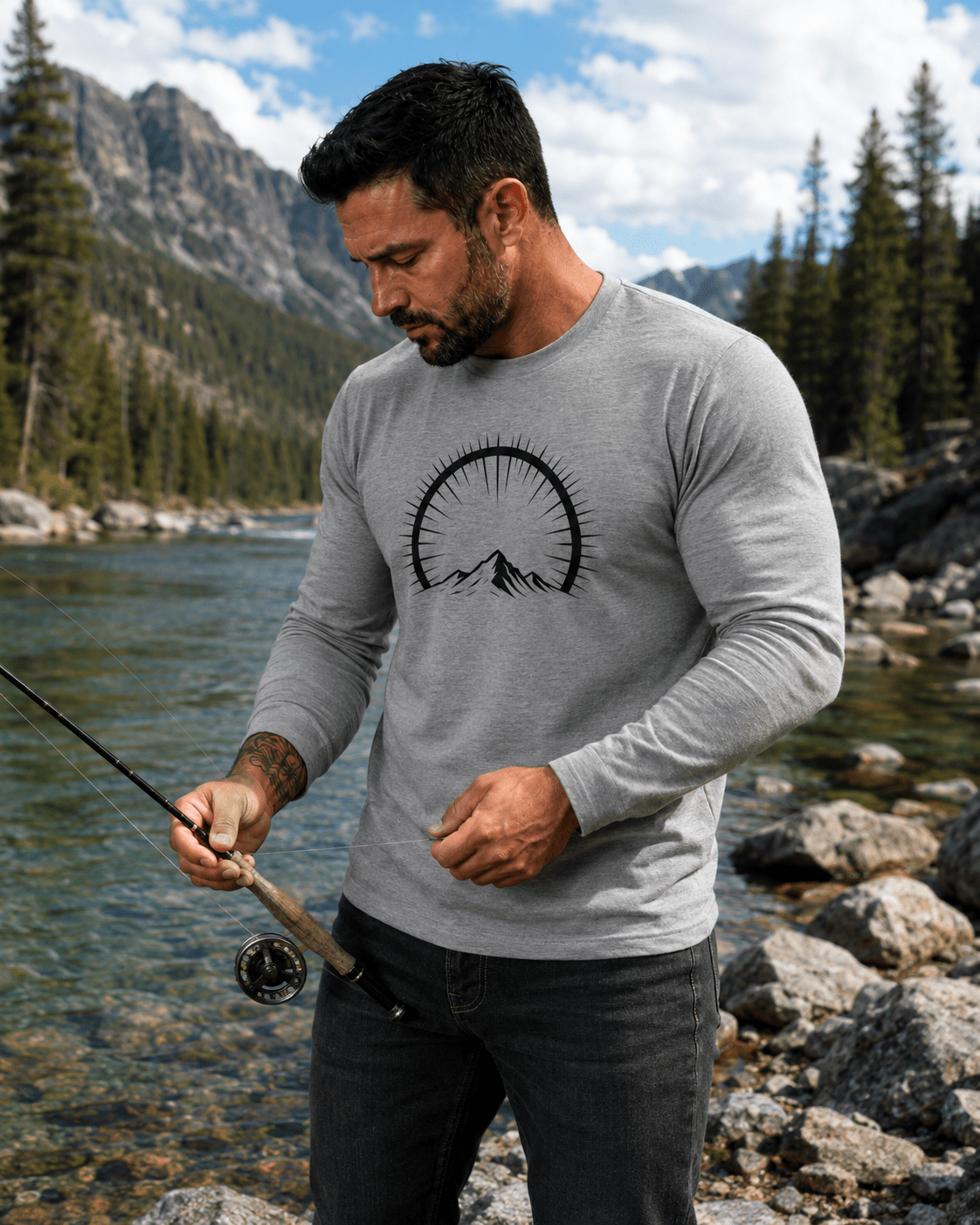 Elevation Long Sleeve Tee – 7000 Foot Faith - 7000 Foot Faith | Wear the Light
