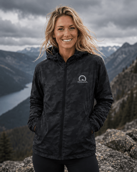Elevation Signature Unisex Lightweight Zip-Up Windbreaker - 7000 Foot Faith | Wear the Light