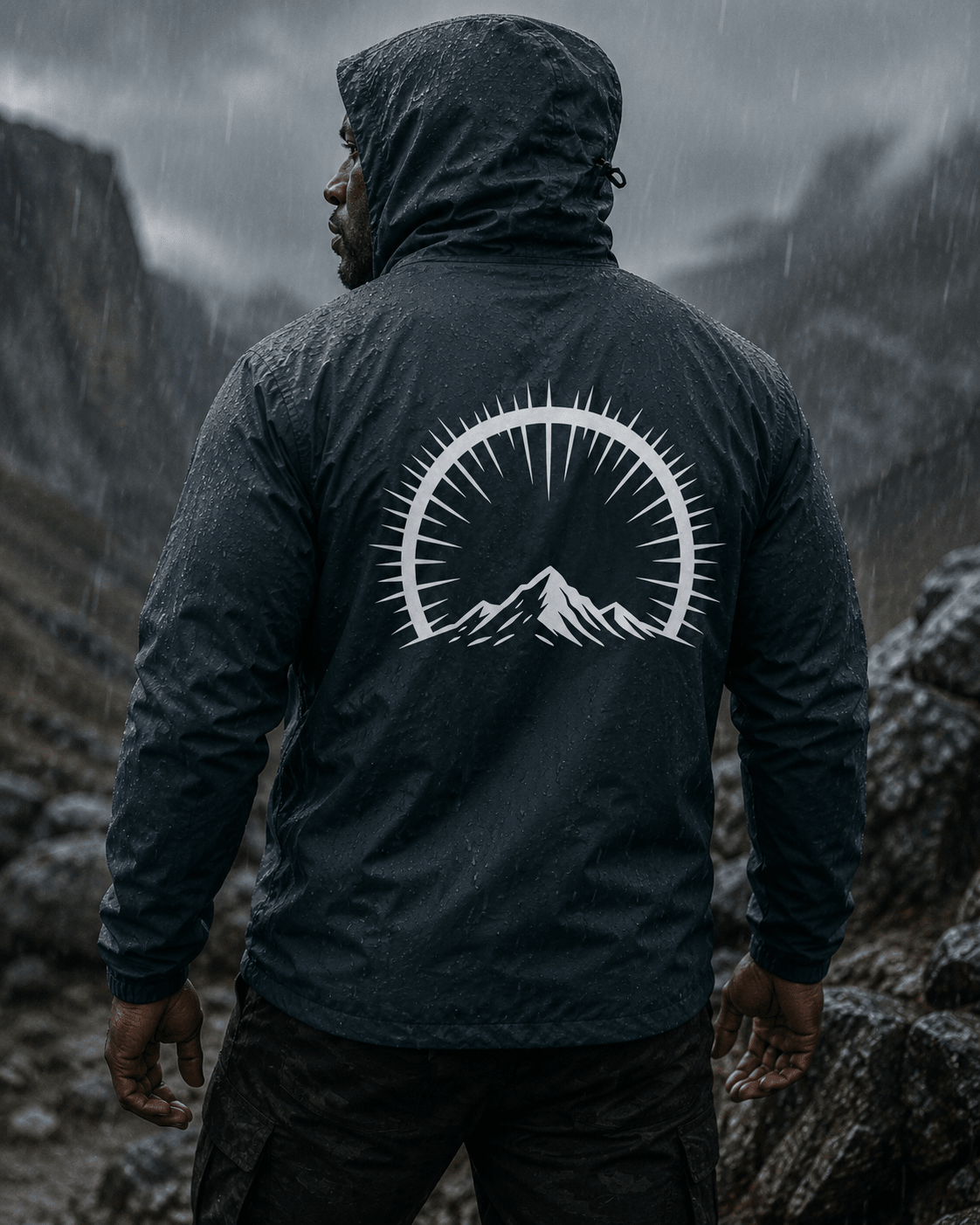 Elevation Signature Unisex Lightweight Zip-Up Windbreaker - 7000 Foot Faith | Wear the Light