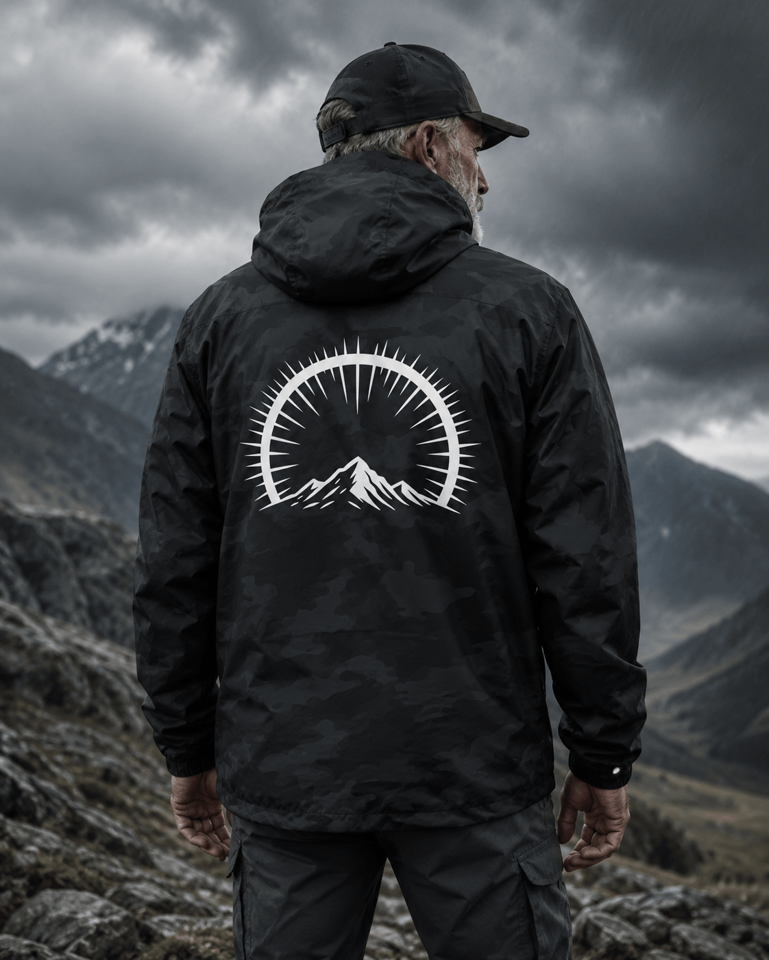 Elevation Signature Unisex Lightweight Zip-Up Windbreaker - 7000 Foot Faith | Wear the Light