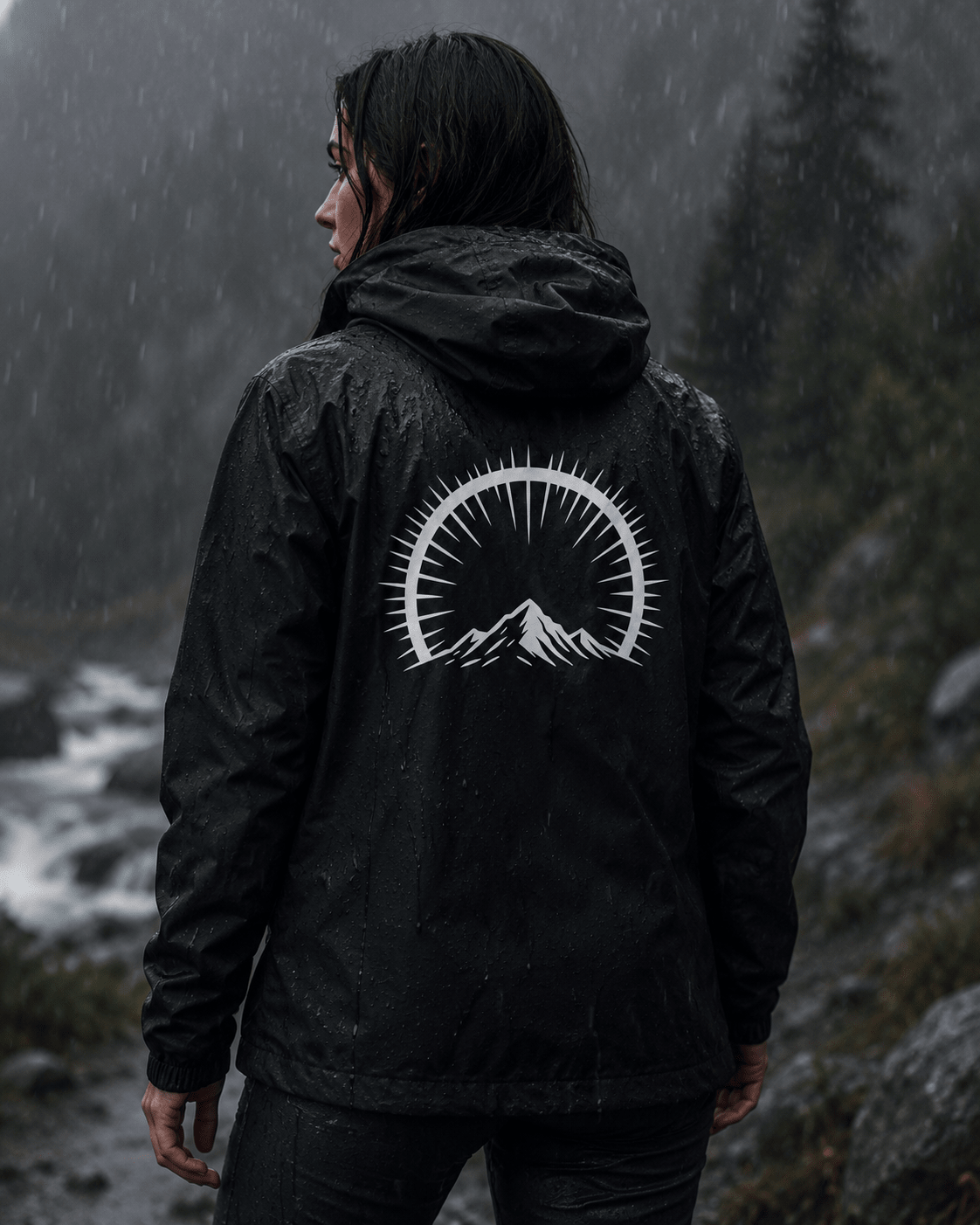 Elevation Signature Unisex Lightweight Zip-Up Windbreaker - 7000 Foot Faith | Wear the Light