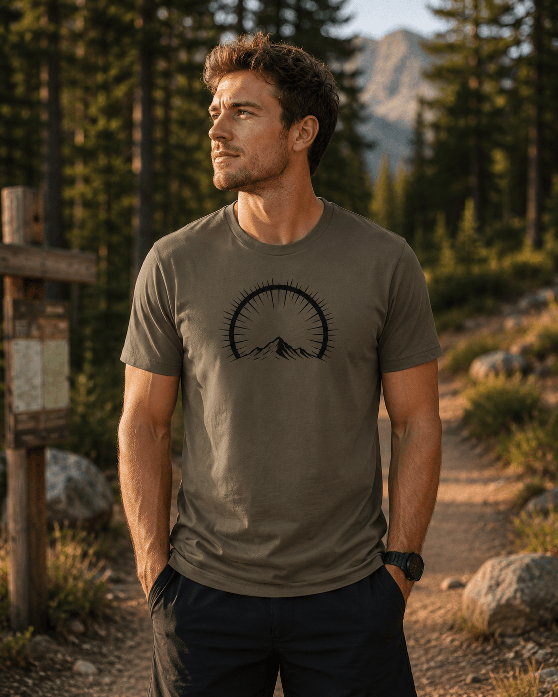 Elevation Tee | Elevation Mark - 7000 Foot Faith | Wear the Light