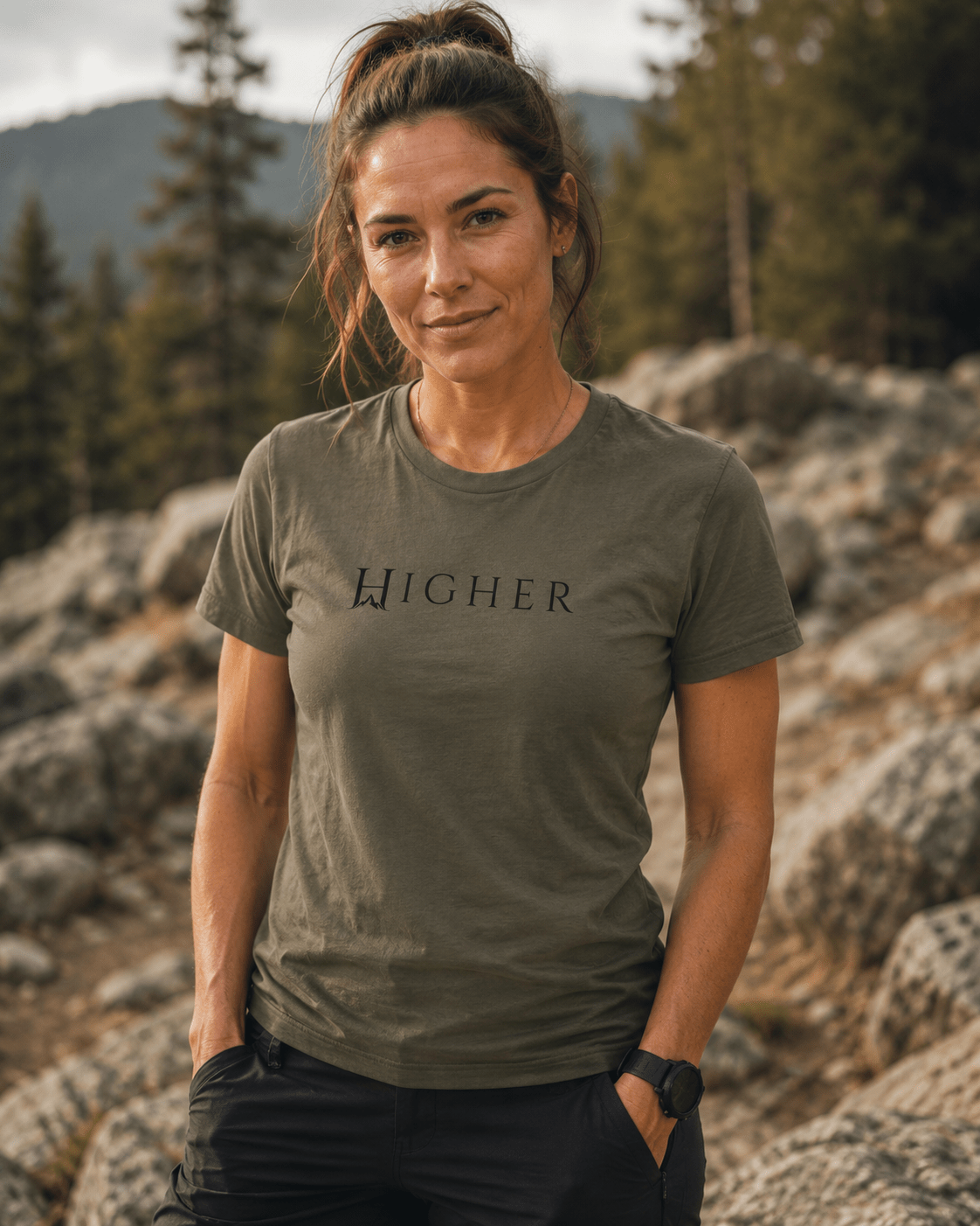 Lightborne HIGHER Tee | Higher House - 7000 Foot Faith | Wear the Light