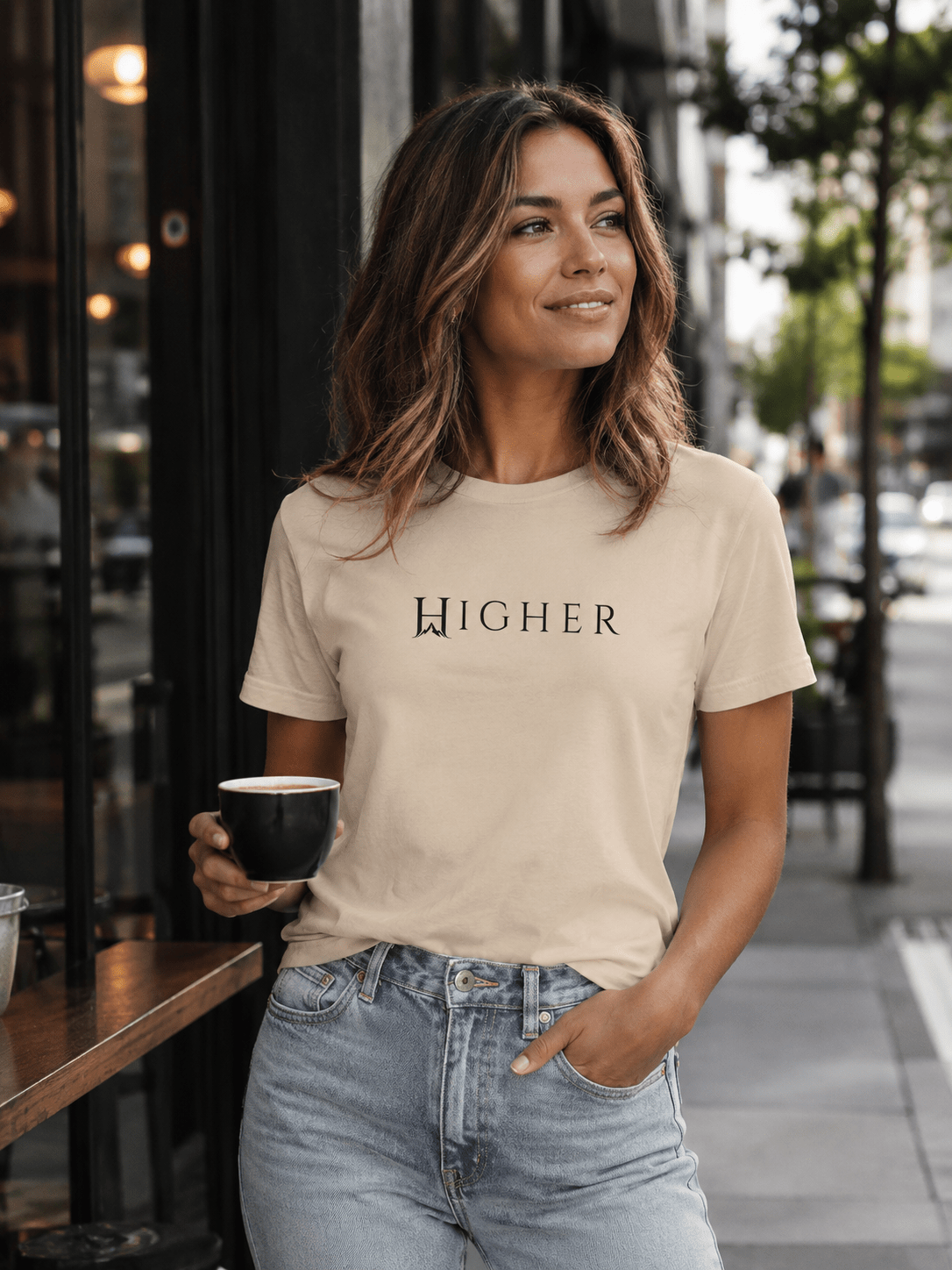 Lightborne HIGHER Tee | Higher House - 7000 Foot Faith | Wear the Light