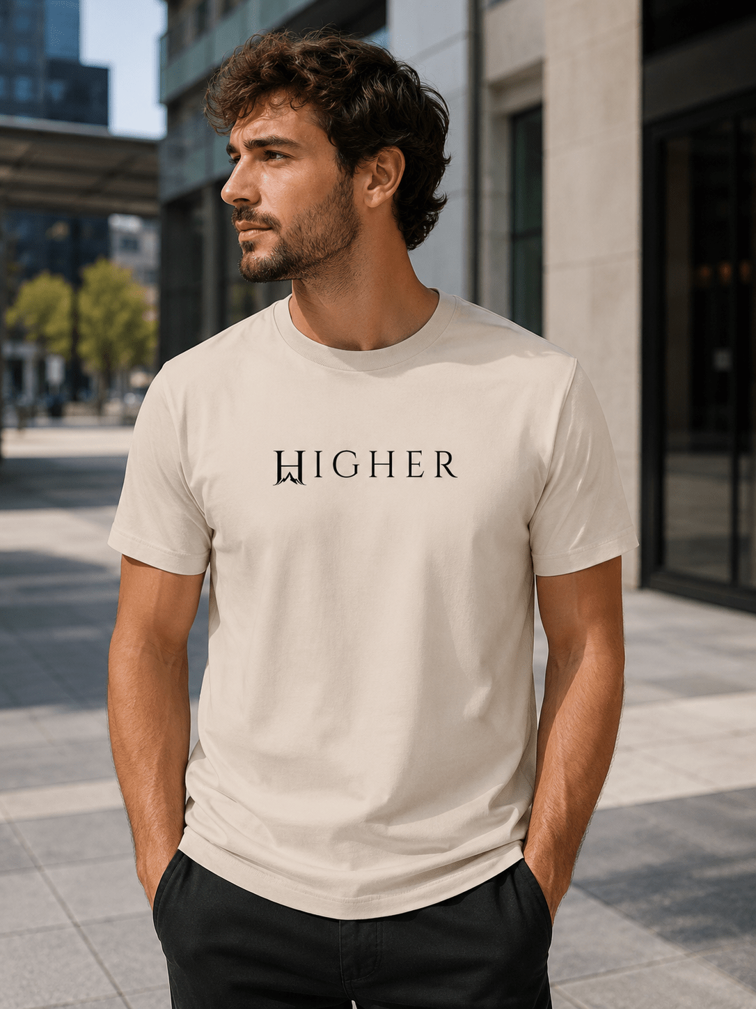 Lightborne HIGHER Tee | Higher House - 7000 Foot Faith | Wear the Light