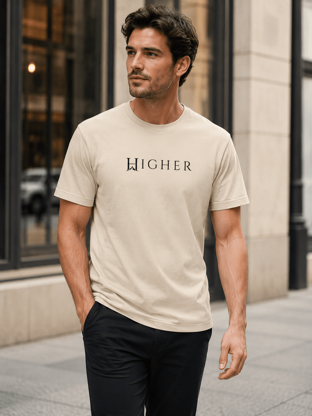 Lightborne HIGHER Tee | Higher House - 7000 Foot Faith | Wear the Light