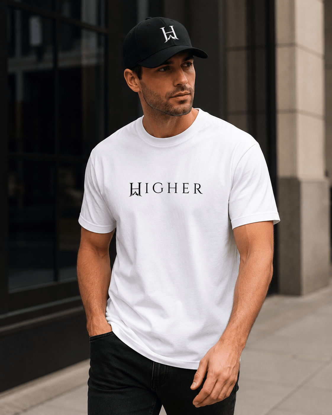 Lightborne HIGHER Tee | Higher House - 7000 Foot Faith | Wear the Light