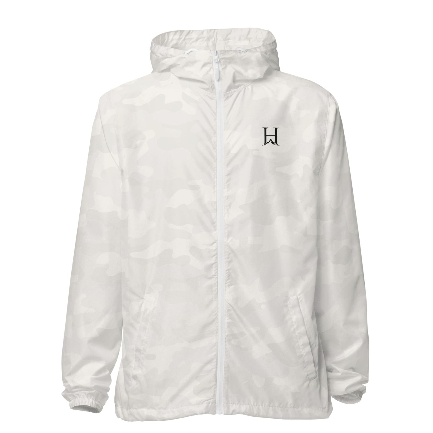 Outlier White Camo Windbreaker | Higher House - 7000 Foot Faith | Wear the Light
