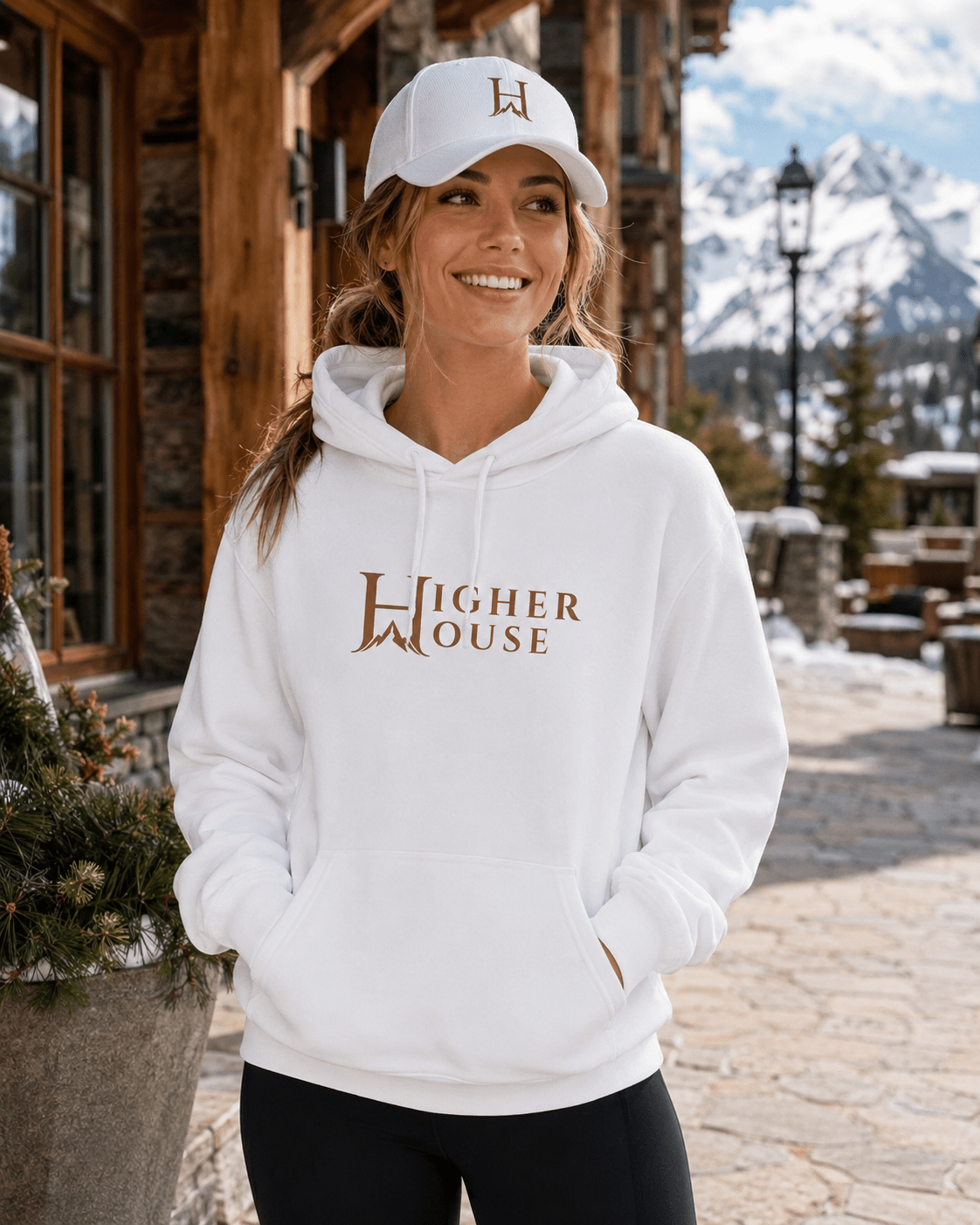 Pristine Flexfit Cap | Higher House - 7000 Foot Faith | Wear the Light