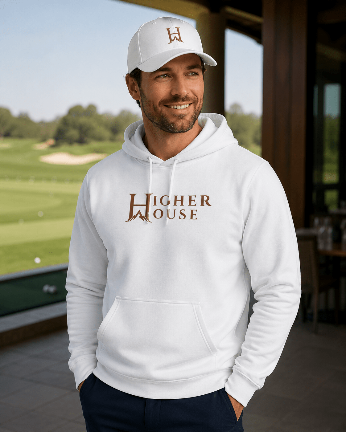 Pristine Flexfit Cap | Higher House - 7000 Foot Faith | Wear the Light