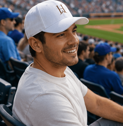 Pristine Flexfit Cap | Higher House - 7000 Foot Faith | Wear the Light